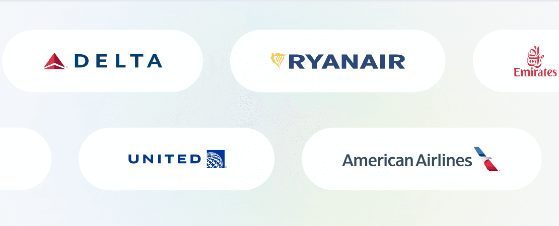 Available brands for flights comparison